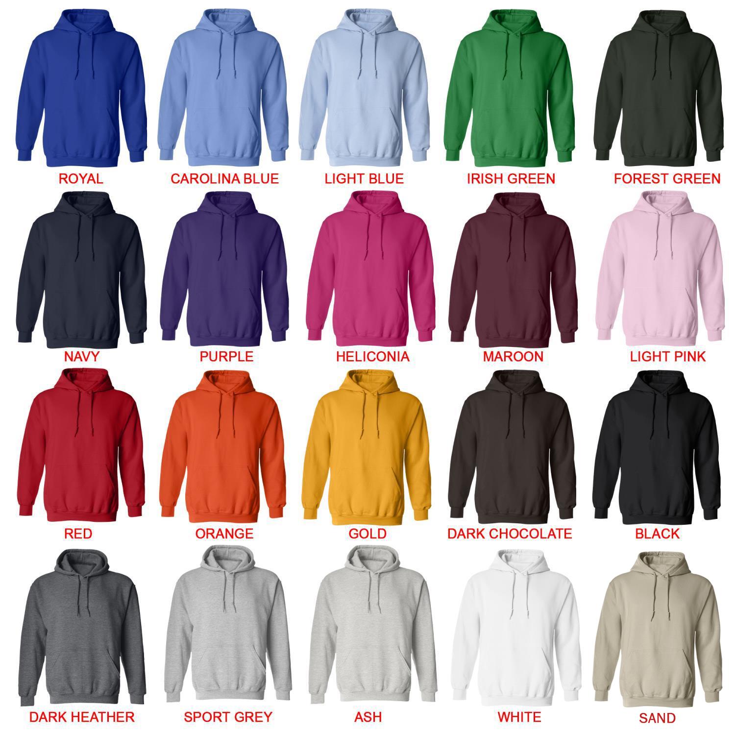 hoodie color chart - Dracula Merch