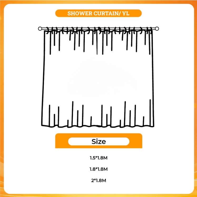 3D shower curtain - Dracula Merch