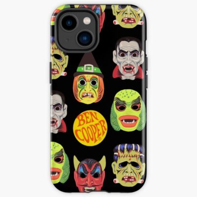 Vintage Halloween Masks Iphone Case