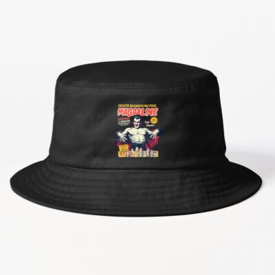 Vintage Retro Dracula Horror Bucket Hat
