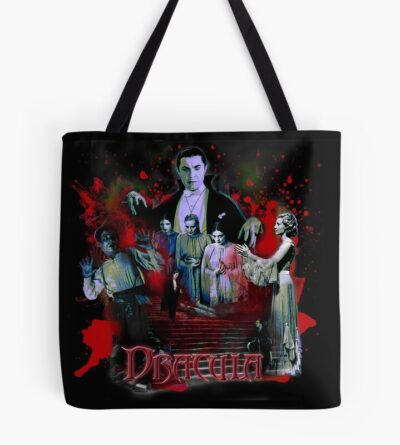 Dracula Retro Design Tote Bag
