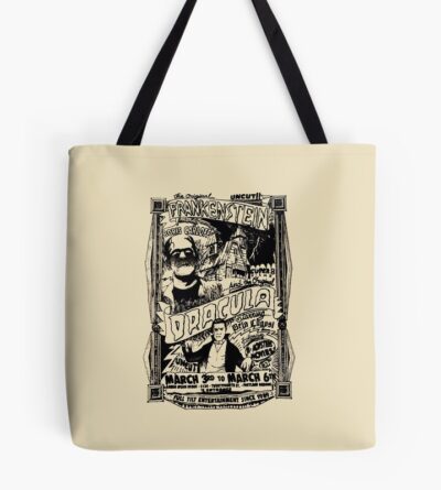 Retro Monsters Tote Bag