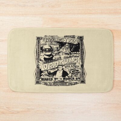 Retro Monsters Bath Mat