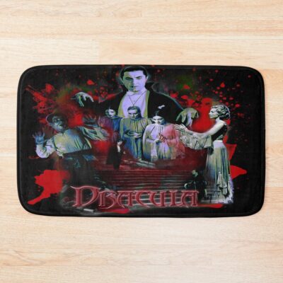 Dracula Retro Design Bath Mat