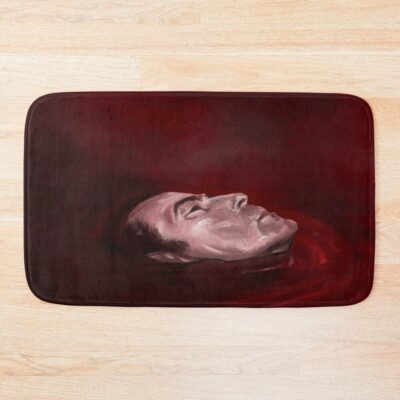 Dracula Floating In Blood Claes Bang Bath Mat