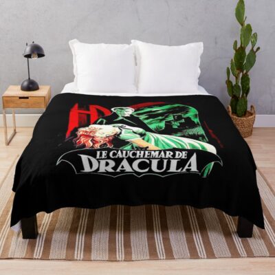 Of Dracula Throw Blanket