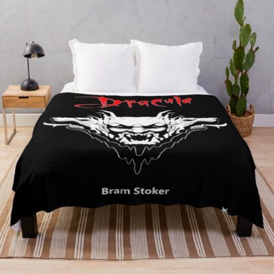 Dracula Gargoyle Throw Blanket