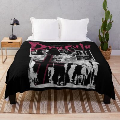 New Bram Stokers Dracula Throw Blanket