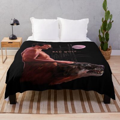 Dracula Bbc Bad Wolf Claes Bang Throw Blanket