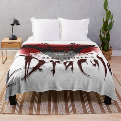 Dracula Bram Stoker Throw Blanket