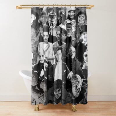 Classic Horror Monsters Shower Curtain