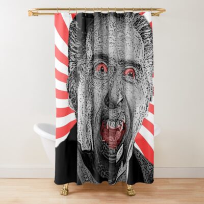 Horror Dracula Shower Curtain