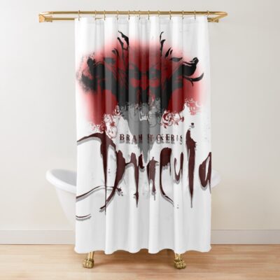 Dracula Bram Stoker Shower Curtain