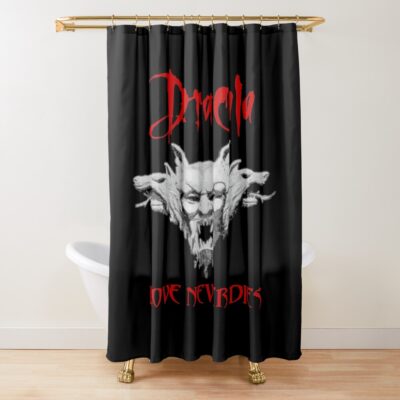 Dracula Love Never Dies Shower Curtain