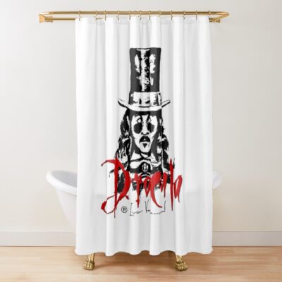 Dracula Bram Stoker Tribute By Ivan Venerucci Shower Curtain