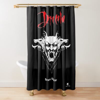 Dracula Gargoyle Shower Curtain
