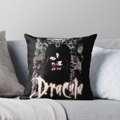 Bram Stoker S Dracula Throw Pillow