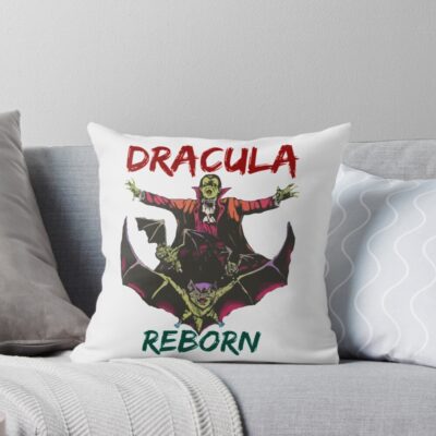 Dracula Reborn Throw Pillow